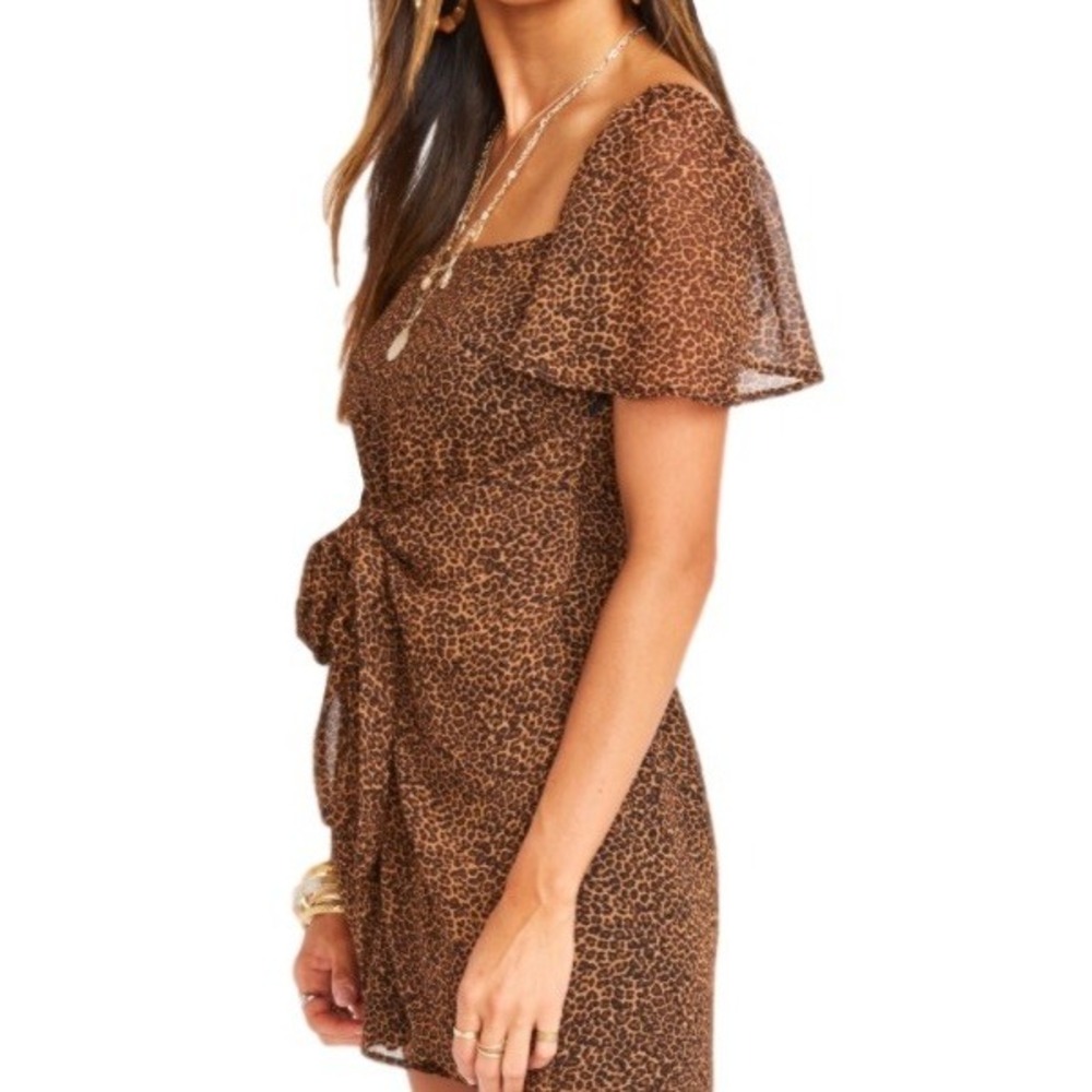 Show Me Your Mumu Kinsley Romper in Lucky Leopart Print Small Made in USA